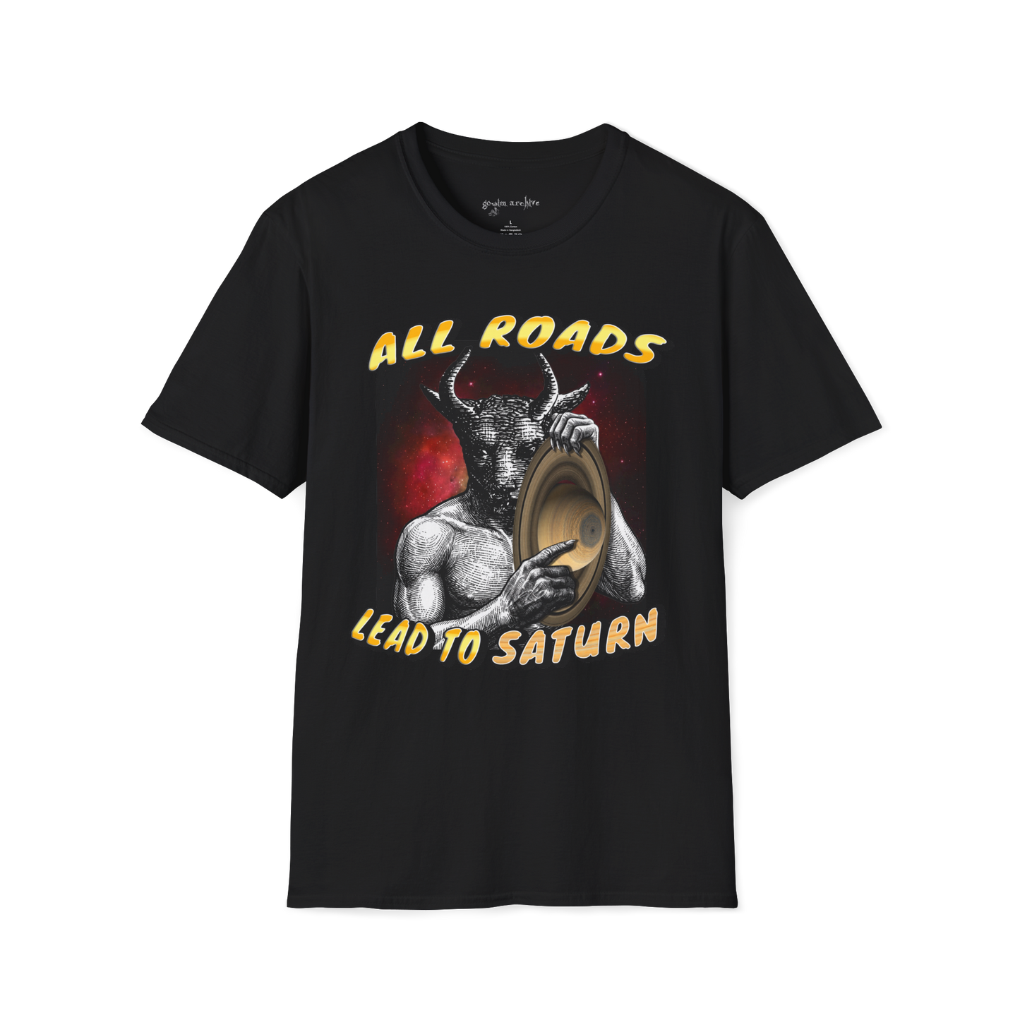 All roads lead to saturn T-shirt