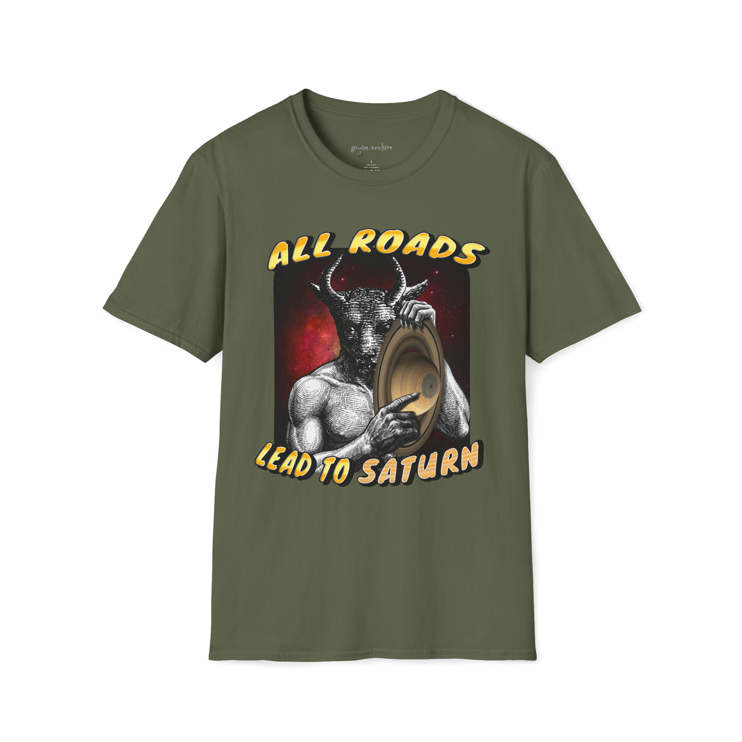 All roads lead to saturn T-shirt