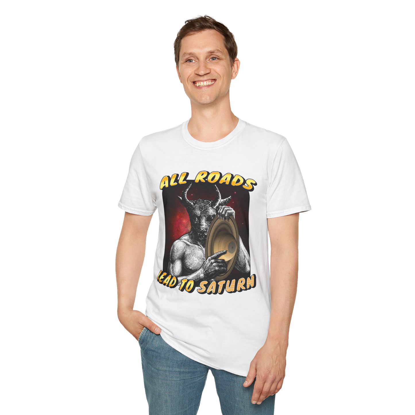 All roads lead to saturn T-shirt
