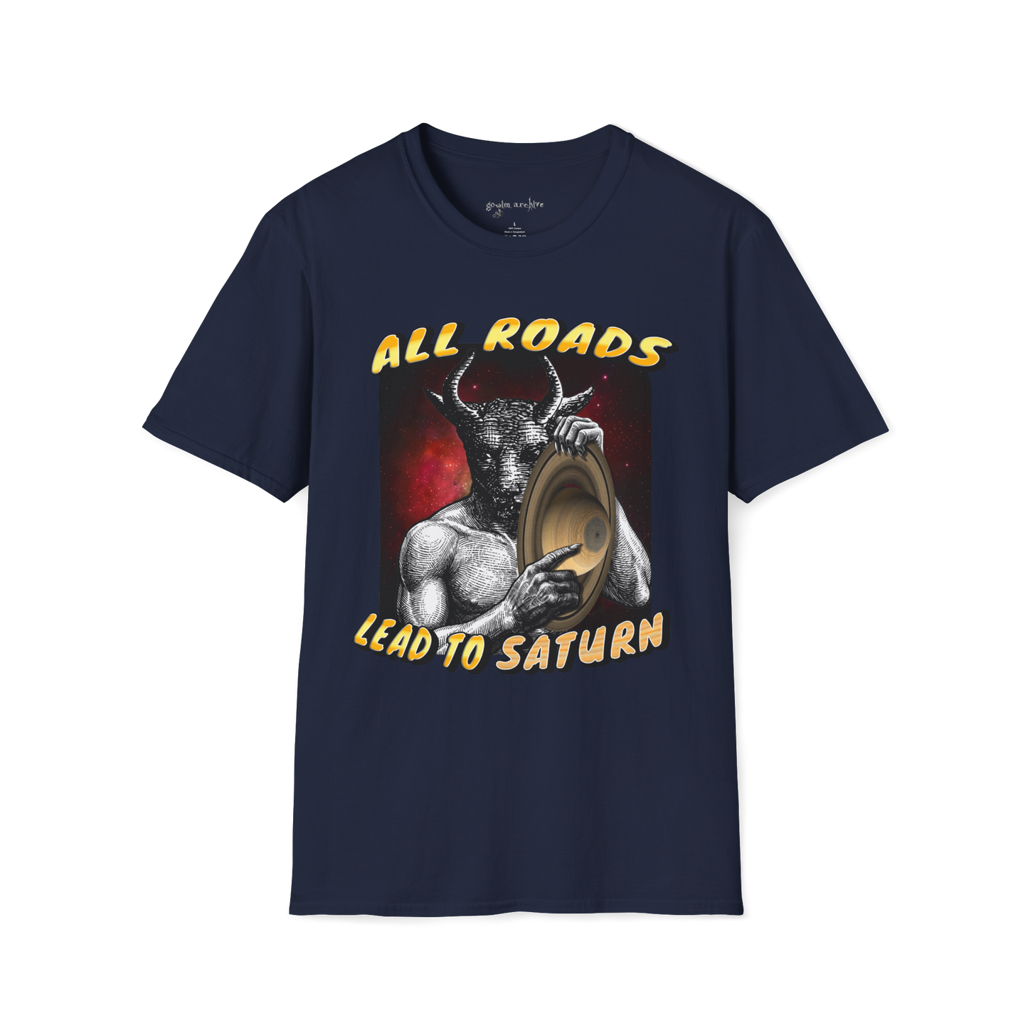 All roads lead to saturn T-shirt